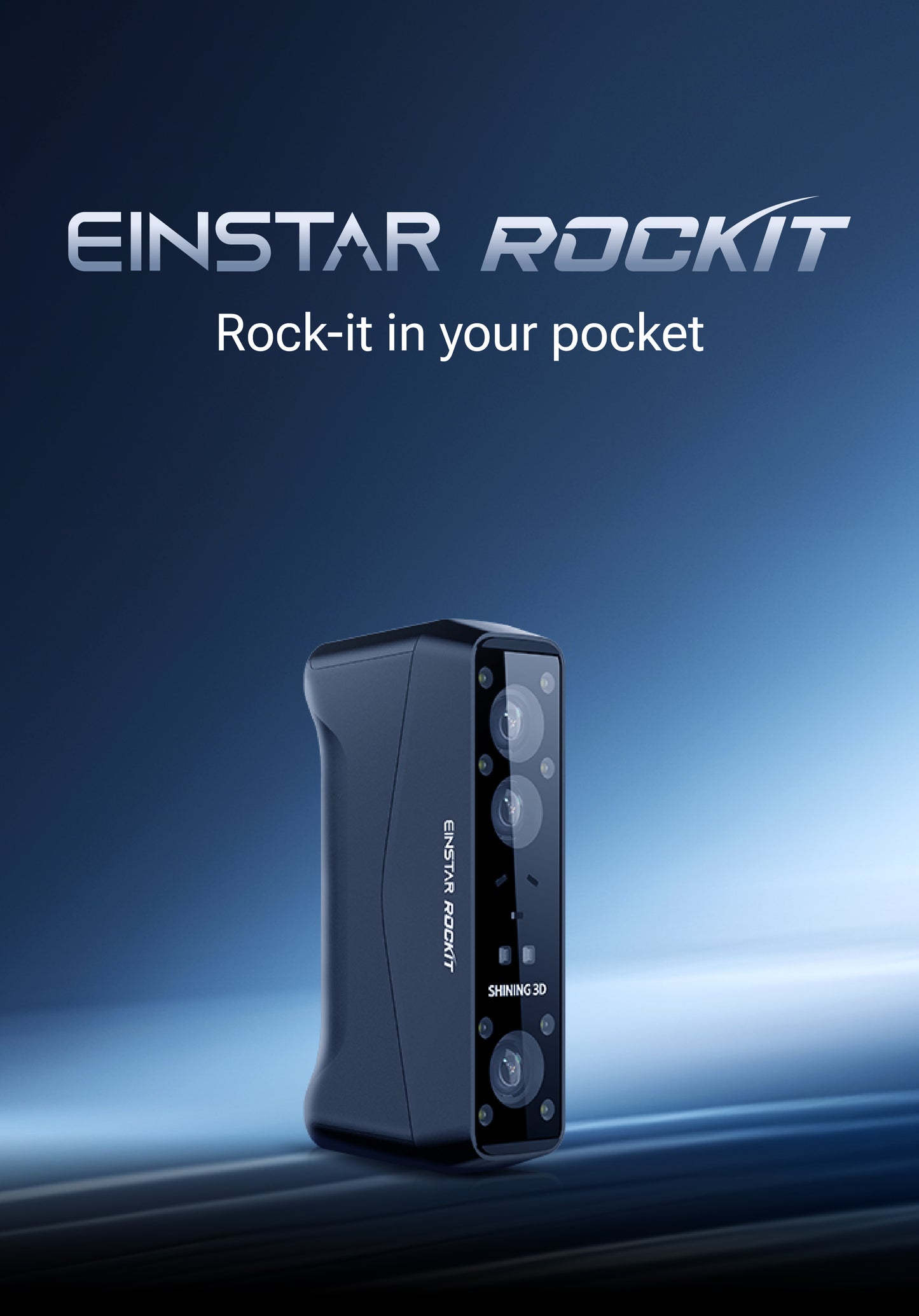 EINSTAR Rockit Wireless 3D Scanner with Laser & IR Hybrid Light