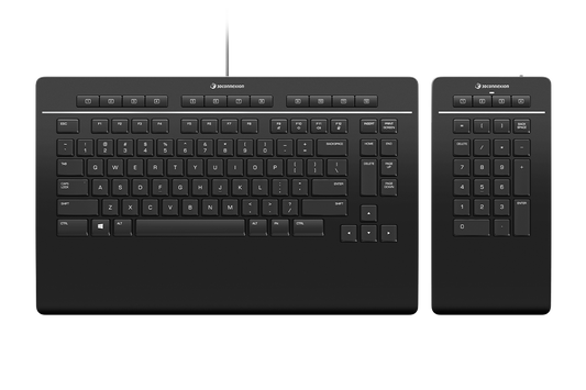 3Dconnexion Keyboard Keyboard Pro with Numpad (US) QWERTY 3DX-700090 - 3Dconnexion