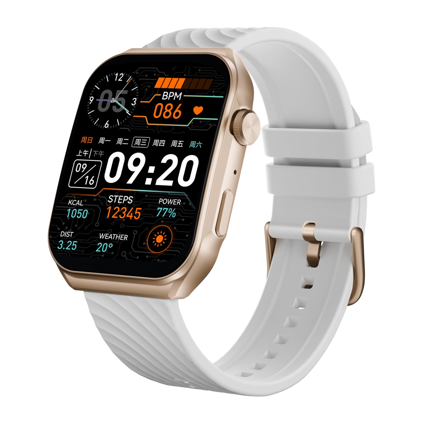 Lenovo Smart Watch Lenovo Watch Fit 2: Bluetooth Calling, 2.04" AMOLED Display, IP68 Waterproof Smartwatch