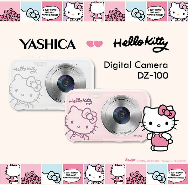 YASHICA x Hello Kitty DZ100 Digital Camera | 44MP Y2K Retro