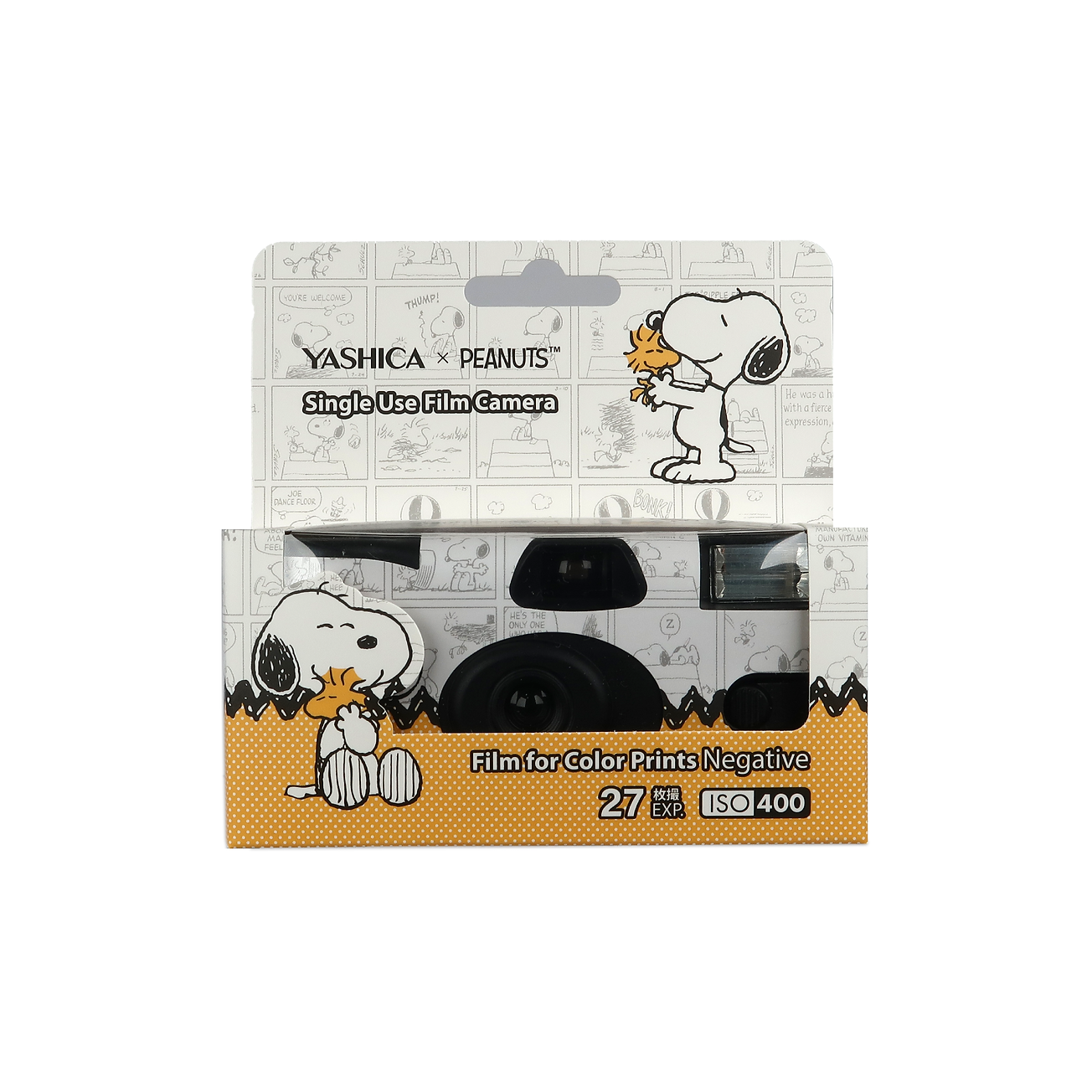 YASHICA x PEANUTS シングルユース35mmフィルムカメラ（スヌーピー