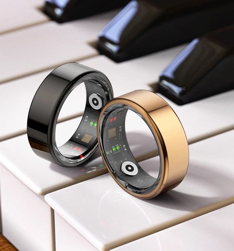 Lenovo Smart Ring: 5ATM Depth Waterproof Health & Sleep Monitoring Finger Ring with Multi-Sport Modes