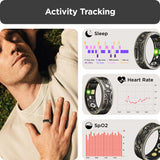 Benio Smart Ring Benio Gen Pro Smart Ring - Titanium Health & Fitness Tracker | Heart Rate, SpO2 & Sleep Monitor