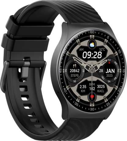Benio Watch GT 4 - 1.43" AMOLED Circular Smartwatch with 10-Day Battery