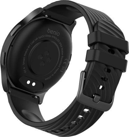 Benio Watch GT 4 - 1.43" AMOLED Circular Smartwatch with 10-Day Battery