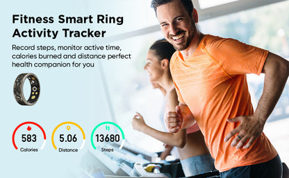 Benio Gen Pro Smart Ring - Titanium Health & Fitness Tracker | Heart Rate, SpO2 & Sleep Monitor