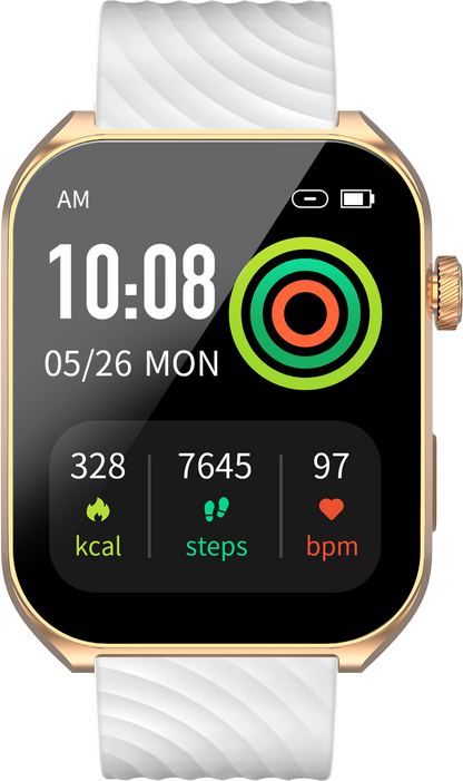 Benio Watch Fit 2 - 2.04" AMOLED Curved Screen Bluetooth Smartwatch