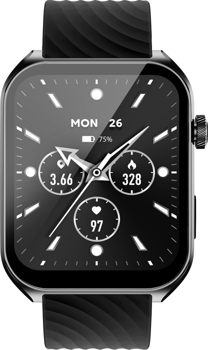 Benio Watch Fit 2 - 2.04" AMOLED Curved Screen Bluetooth Smartwatch