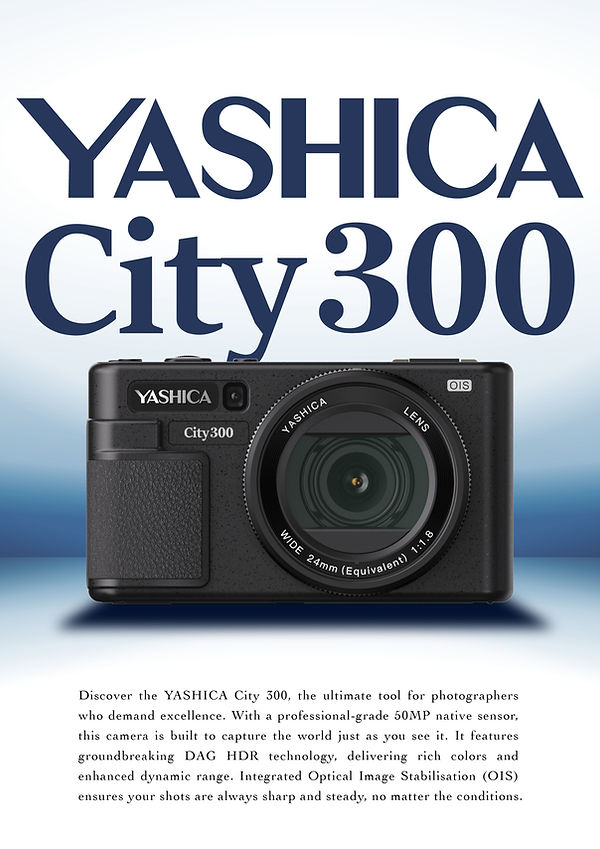 YASHICA City 300 デジタルカメラ(ブラック)クイックフラッシュ搭載 YASHICA City 300 デジタルカメラ(ブラック)クイックフラッシュ搭載
