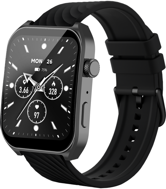Benio Watch Fit 2 - 2.04" AMOLED Curved Screen Bluetooth Smartwatch