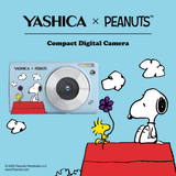 Yashica Digital Camera YASHICA x Snoopy Digital Camera Y2K Retro Digicam Bule Sky