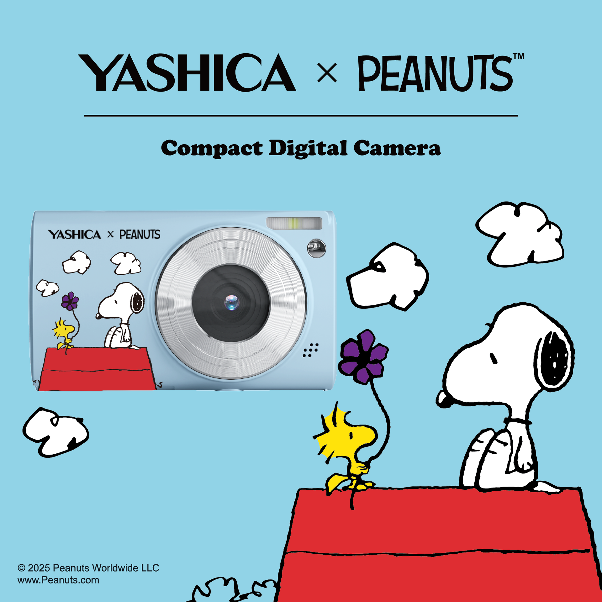 YASHICA x ピーナッツ スヌーピー デジタルカメラ | 30MP 1080P Y2K