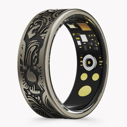 Benio Gen Pro Smart Ring - Titanium Health & Fitness Tracker | Heart Rate, SpO2 & Sleep Monitor