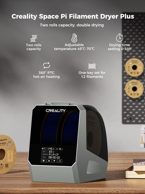 Creality 3D Printer Accessories Creality Space Pi Filament Dryer Plus | Dual-Spool Dehydrator