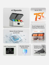 Creality 3D Printer Accessories Creality SpacePi X4L Filament Dryer | Dual Independent Chambers