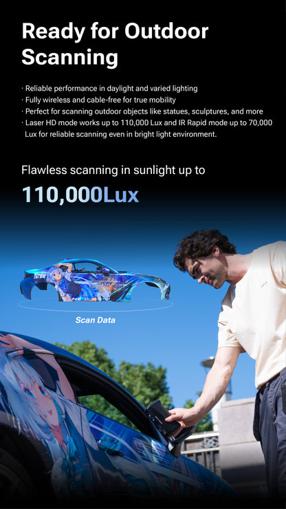 EINSTAR Rockit Wireless 3D Scanner with Laser & IR Hybrid Light