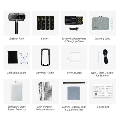 SHINING 3D 3D Scanner EinScan Rigil | The Tri-Mode Laser 3D scanner