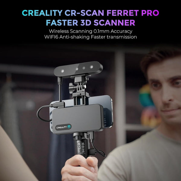 Creality 3D Scanner Creality CR-Scan Ferret Pro 3D Scanner | WiFi 6 & Anti-Shake Tracking