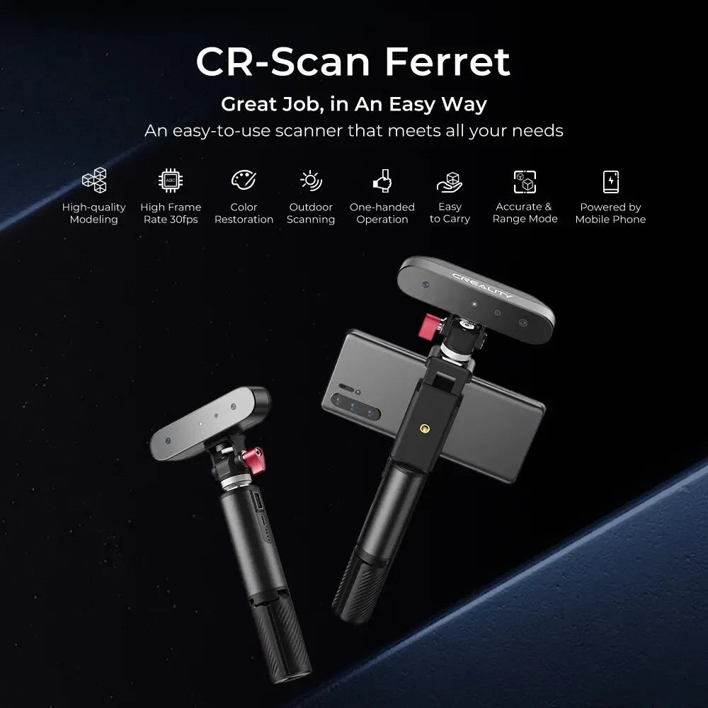 Creality 3D Scanner Creality CR-Scan Ferret 3D Scanner | Compact & Lightweight