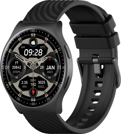 Benio Watch GT 4 - 1.43" AMOLED Circular Smartwatch with 10-Day Battery