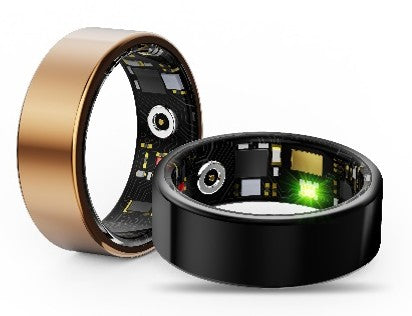 Lenovo Smart Ring: 5ATM Depth Waterproof Health & Sleep Monitoring Finger Ring with Multi-Sport Modes