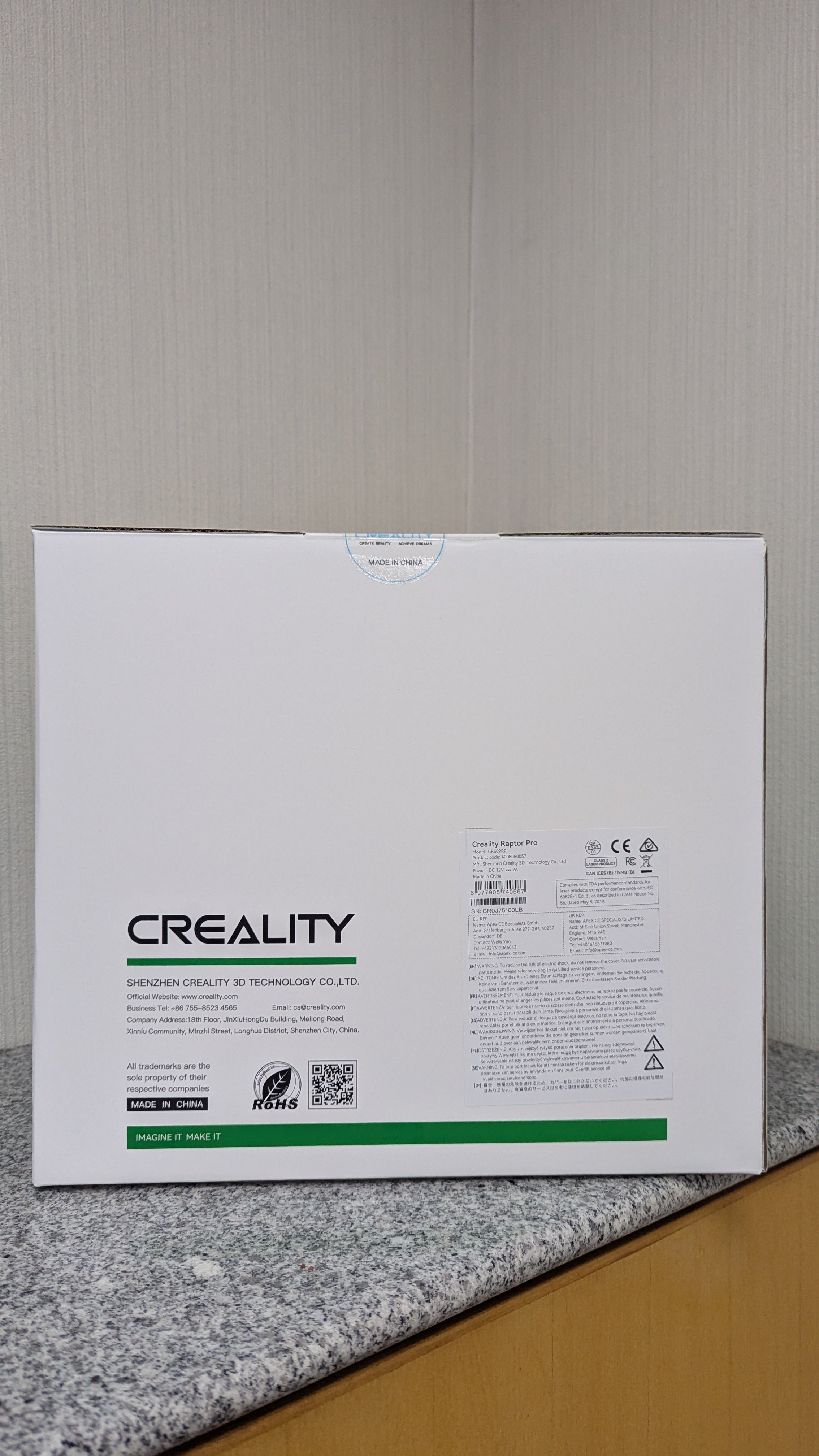Creality Raptor Pro 3D Scanner |Metrology-Grade |Blue Laser – THE-LITE