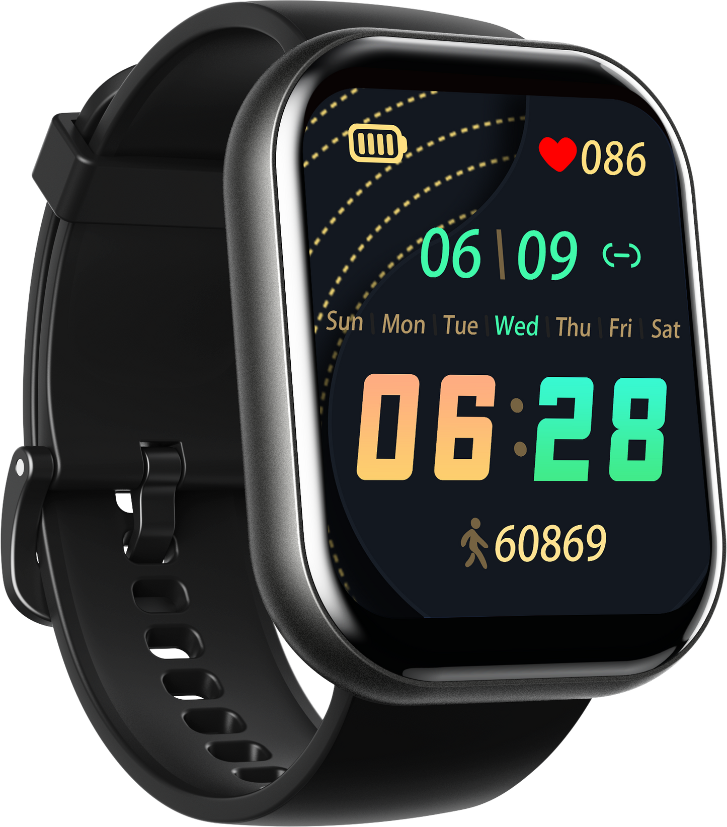 BENIO Parrot 2 Smart Watch - AMOLED Fitness Tracker with Heart Rate & Sleep Monitor