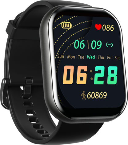 BENIO Parrot 2 Smart Watch - AMOLED Fitness Tracker with Heart Rate & Sleep Monitor