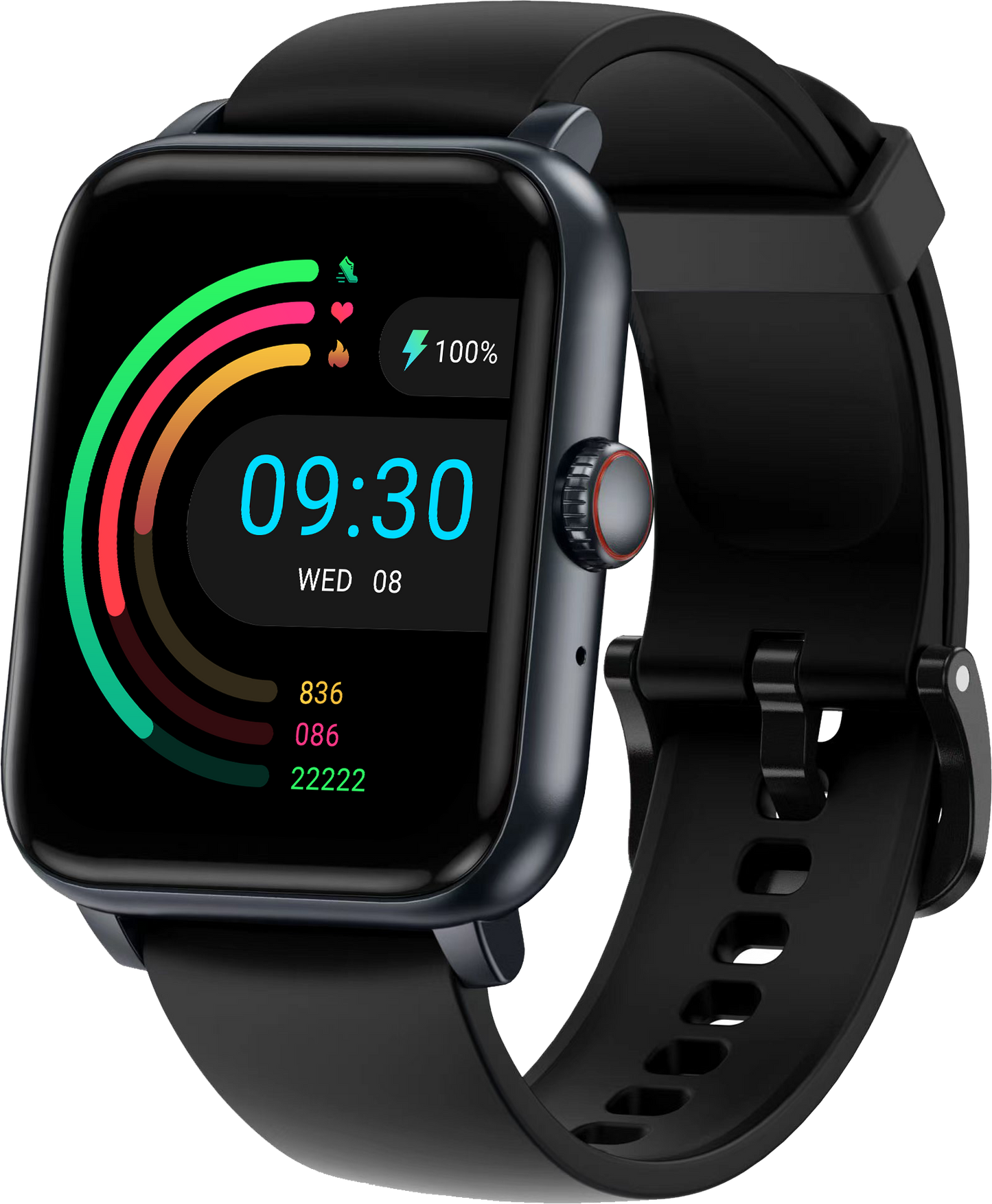 BENIO GT1 Smart Watch - Bluetooth Fitness Smartwatch with Heart Rate Monitor