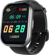 Benio Smart Watch BENIO Parrot 2 Smart Watch - AMOLED Fitness Tracker with Heart Rate & Sleep Monitor Metal Gray