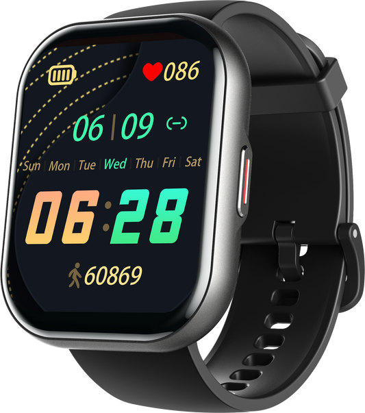 BENIO Parrot 2 Smart Watch - AMOLED Fitness Tracker with Heart Rate & Sleep Monitor