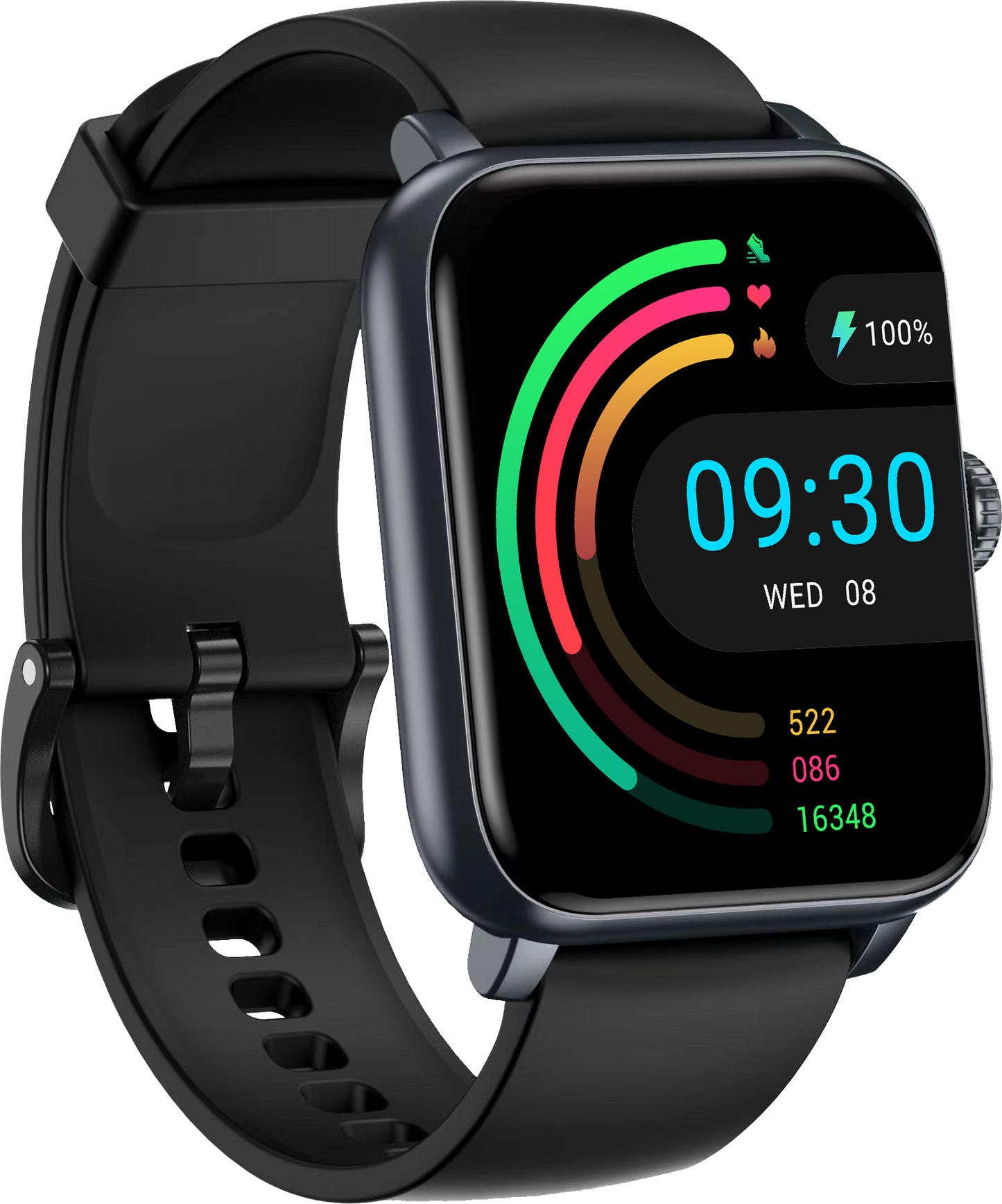 BENIO GT1 Smart Watch - Bluetooth Fitness Smartwatch with Heart Rate Monitor