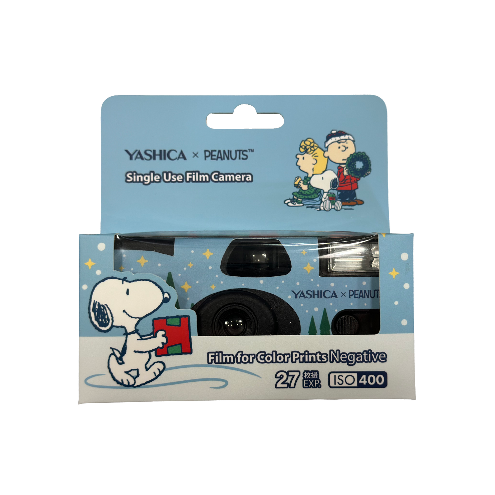 YASHICA x Peanuts Single Use 35mm Film Camera (X'mas Wonderland