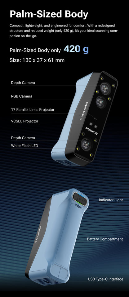 EINSTAR 2: The True Wireless 3D Scanner