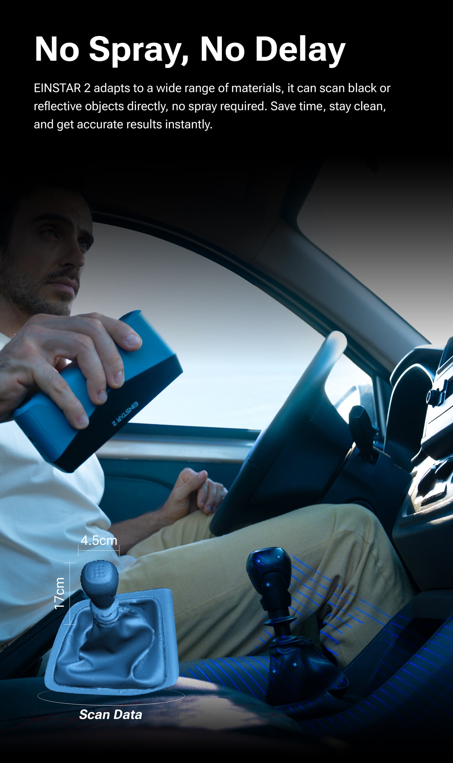 EINSTAR 2: The True Wireless 3D Scanner