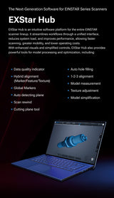SHINING 3D 3D Scanner EINSTAR 2 True Wireless 3D Scanner – Professional Handheld