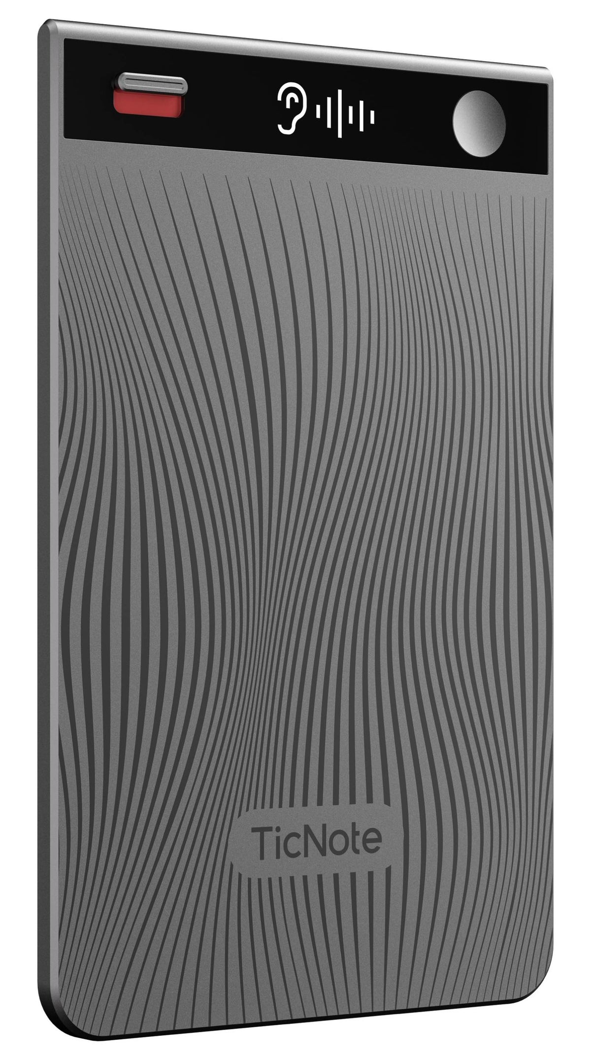 Mobvoi AI Translator Mobvoi TicNote Grey Classic – AI Voice Recorder & Transcription