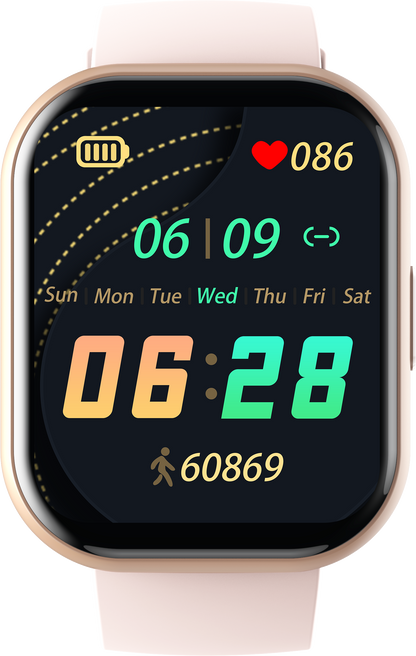 BENIO Parrot 2 Smart Watch - AMOLED Fitness Tracker with Heart Rate & Sleep Monitor