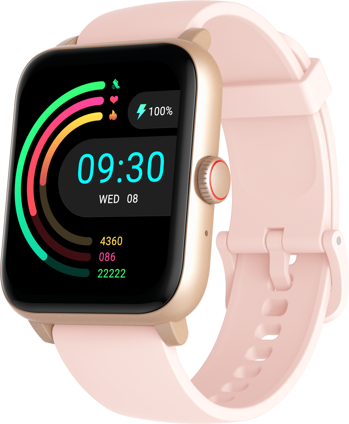 BENIO GT1 Smart Watch - Bluetooth Fitness Smartwatch with Heart Rate Monitor