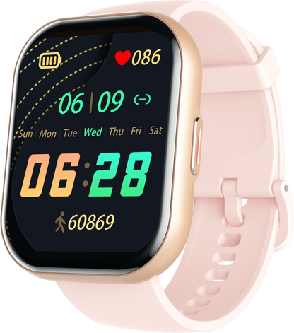 BENIO Parrot 2 Smart Watch - AMOLED Fitness Tracker with Heart Rate & Sleep Monitor