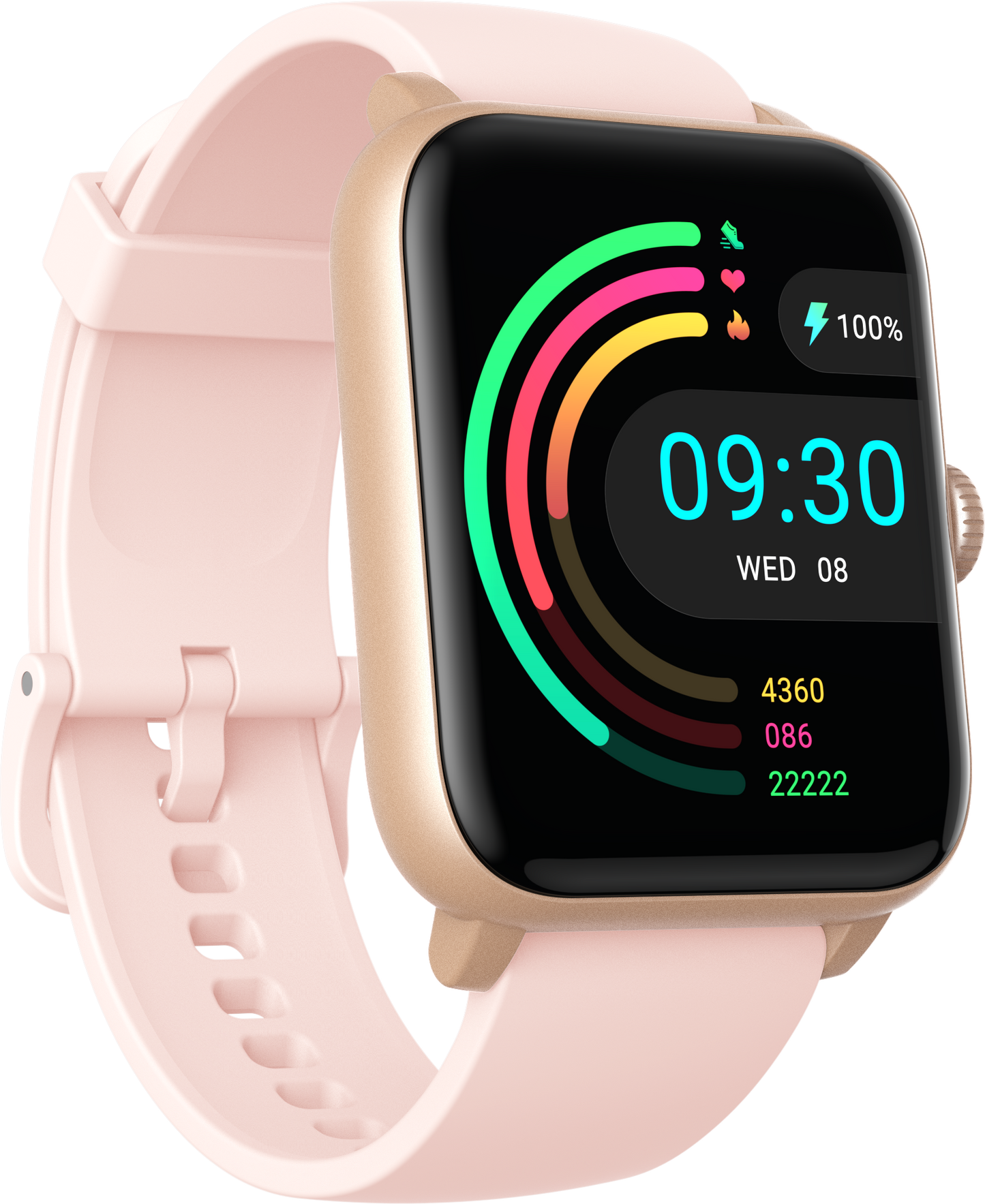 BENIO GT1 Smart Watch - Bluetooth Fitness Smartwatch with Heart Rate Monitor