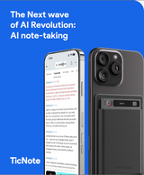 Mobvoi AI Translator Mobvoi TicNote Grey Classic – AI Voice Recorder & Transcription